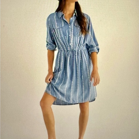 Time and Tru utility shirt dress size S - Picture 3 of 9